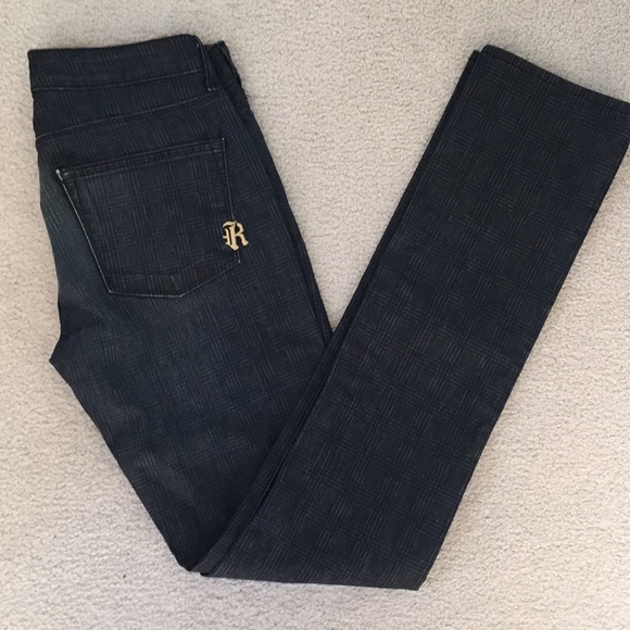 Rich & Skinny plaid denim - size 27 - Picture 1 of 7